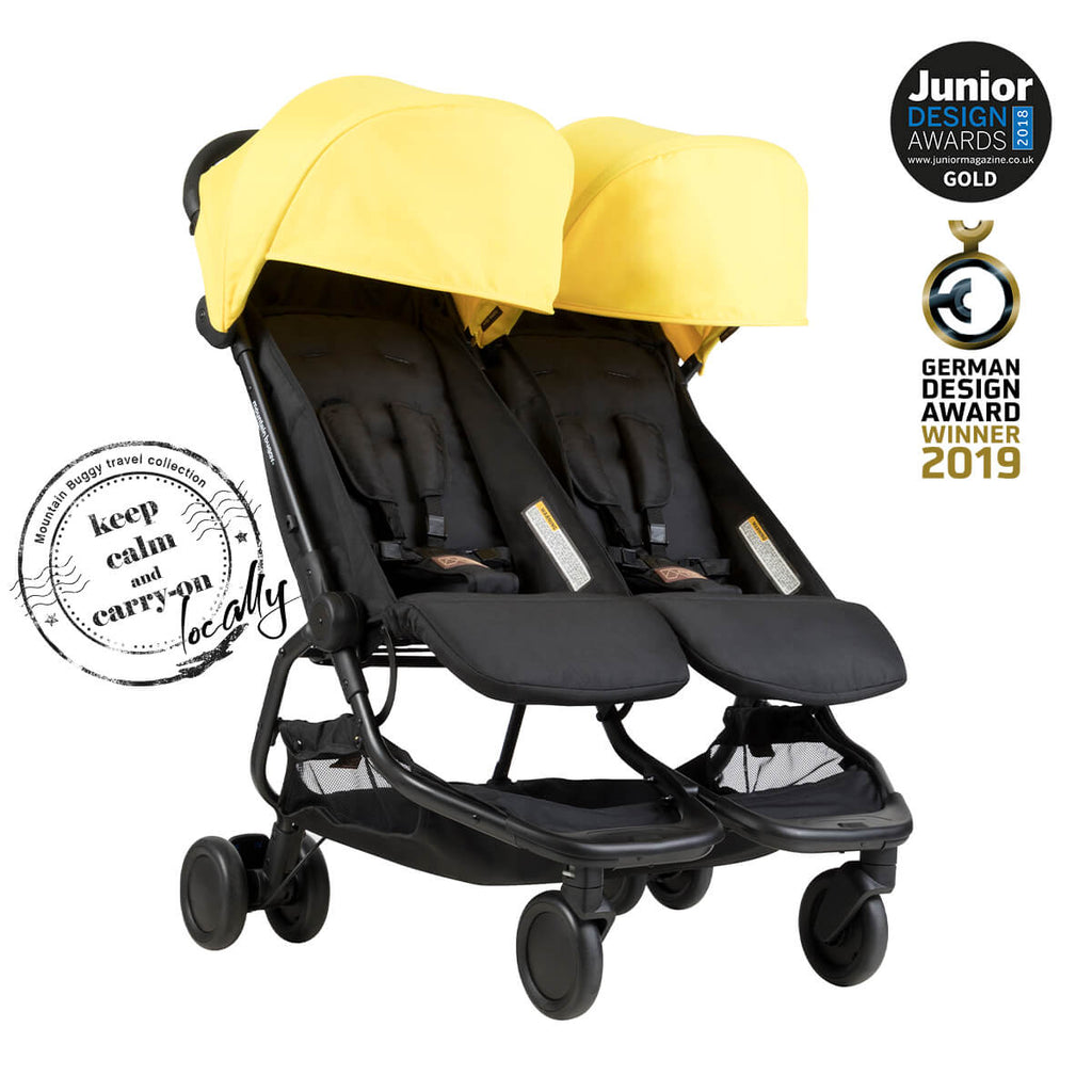 mountain buggy urban double stroller nano duo™ the Perfect Urban Double Buggy for the City