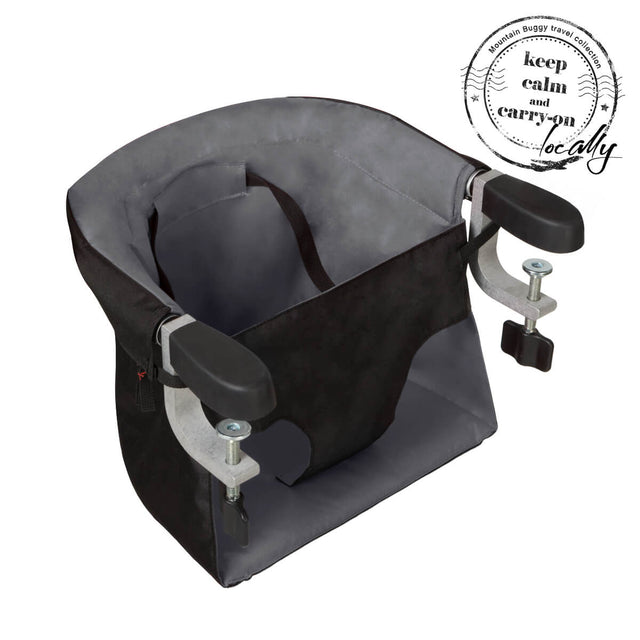 mountain buggy pod portable high chair in flint grey colour_flint