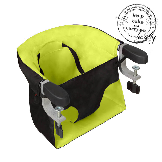 mountain buggy pod portable high chair in lime green colour_lime