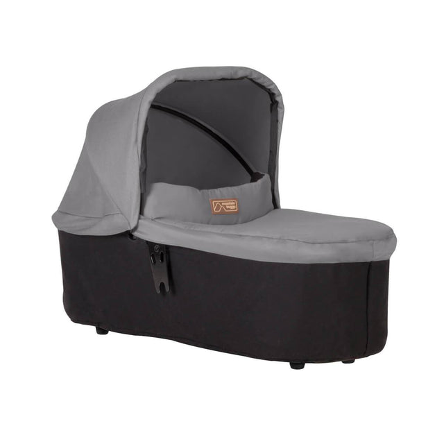 Mountain Buggy carrycot plus in colour silver_silver