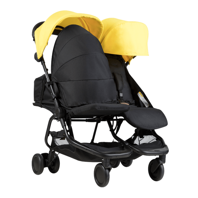double stroller mountain buggy nano duo™ the Perfect Urban Double Buggy for the City