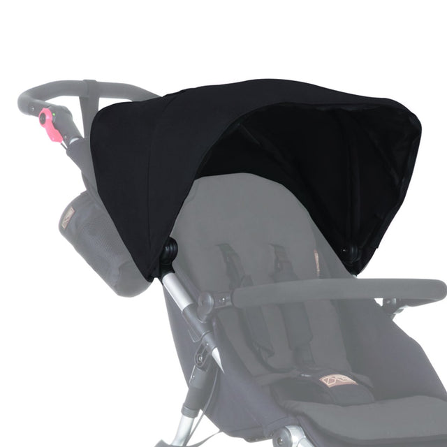 Mountain Buggy replacement sunhood for urban jungle shown in colour black_black