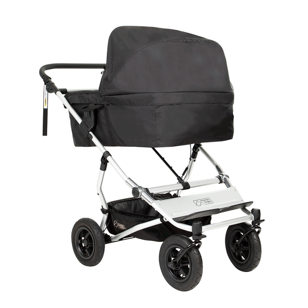 mountain buggy plus one inline double stroller carrycot plus™ for twins | Three Parent Facing Modes