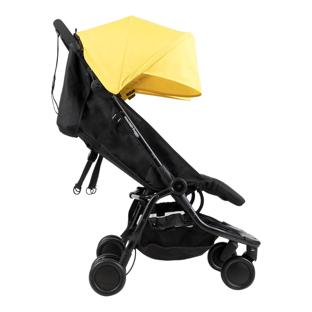 black and yellow stroller travel system nano duo™ ultimate twin bundle | buggies